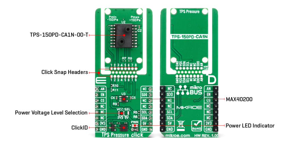 Mikroe 150PD TPS Pressure Click